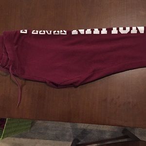 Pink maroon joggers